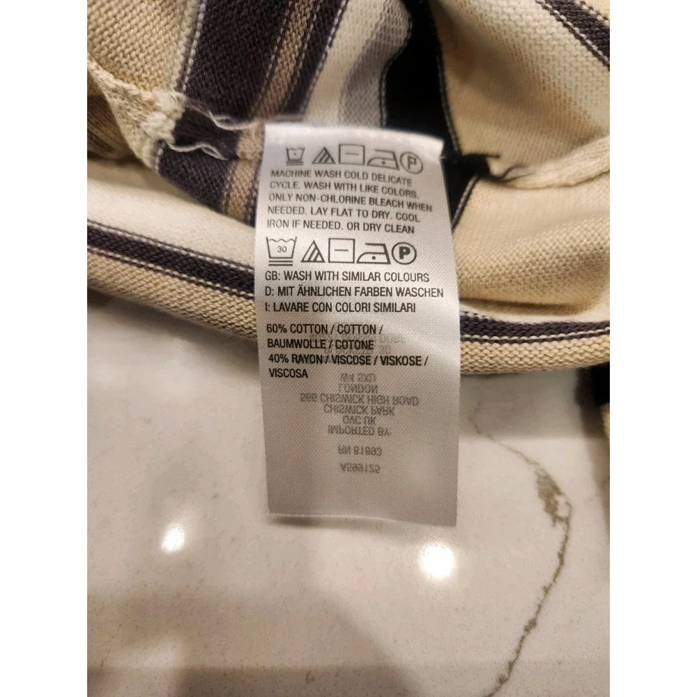 Isaac Mizrahi Cream Tan Nuetral Button Fron Cardigan Sweater Size Medium NWOT